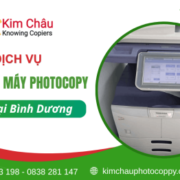 Dịch vụ cho thuê máy photocopy uy tín tại Bình Dương 