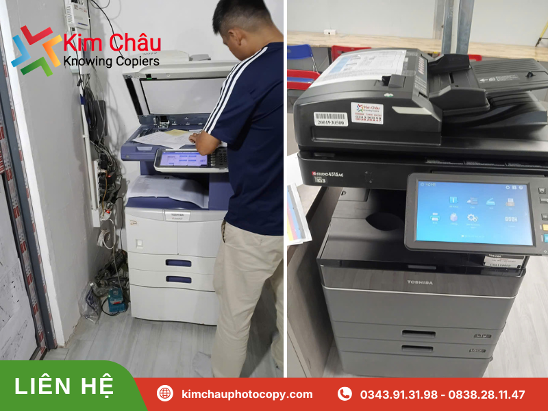 Kim Châu bán máy photocopy Toshiba Ricoh giá tốt 