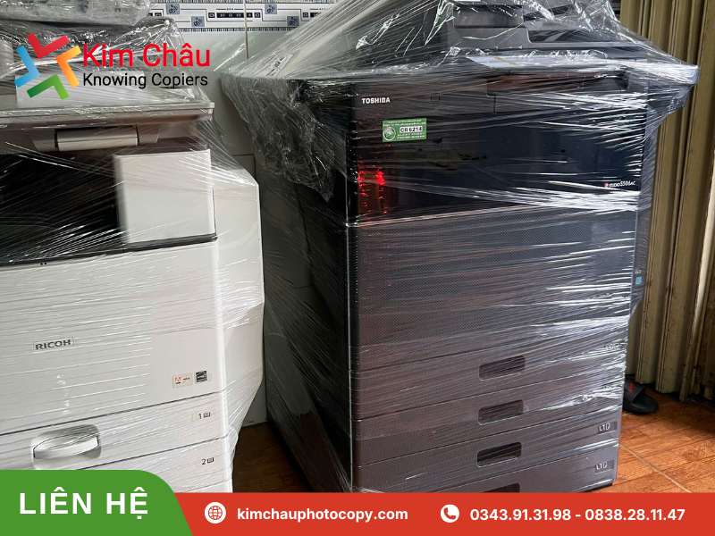 Kim Châu chuyên bán máy photocopy Toshiba Ricoh giá tốt uy tín