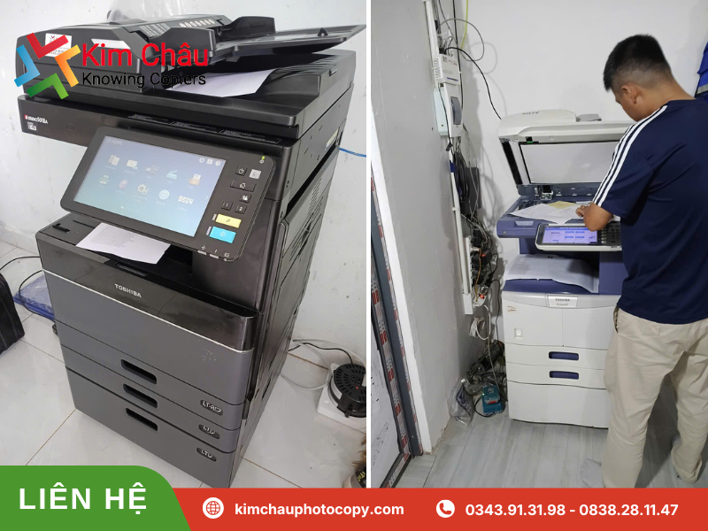 Kim Châu chuyên cho thuê máy photocopy tại Long An