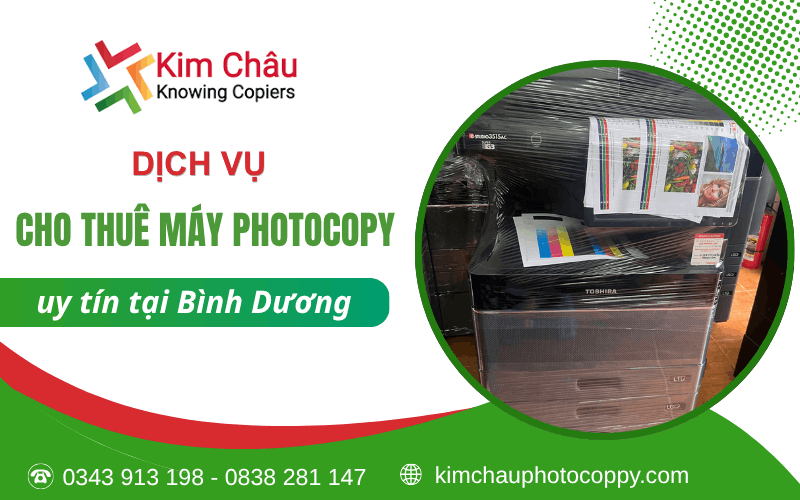cho thuê máy photo Bình Dương